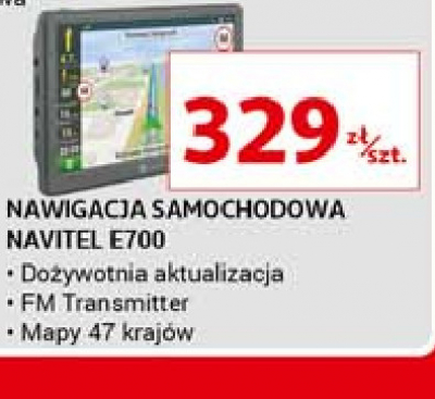 Nawigacja gps e700 Navitel promocja
