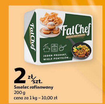 Smalec rafinowany FAT CHEF promocja w Auchan