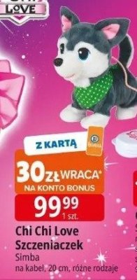 Maskotka Chi Chi Love Szczeniaczek promocja w Leclerc