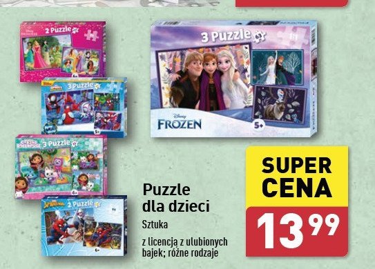 Puzzle princess promocja w Aldi