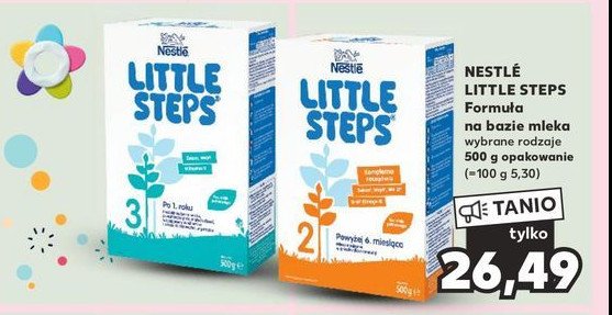 Mleko 3 Nestle little steps promocja