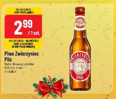 Piwo Żwierzyniec Pils promocja w POLOmarket