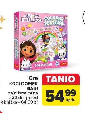 Gra koci domek gabi colours festival Trefl promocja w Carrefour Market