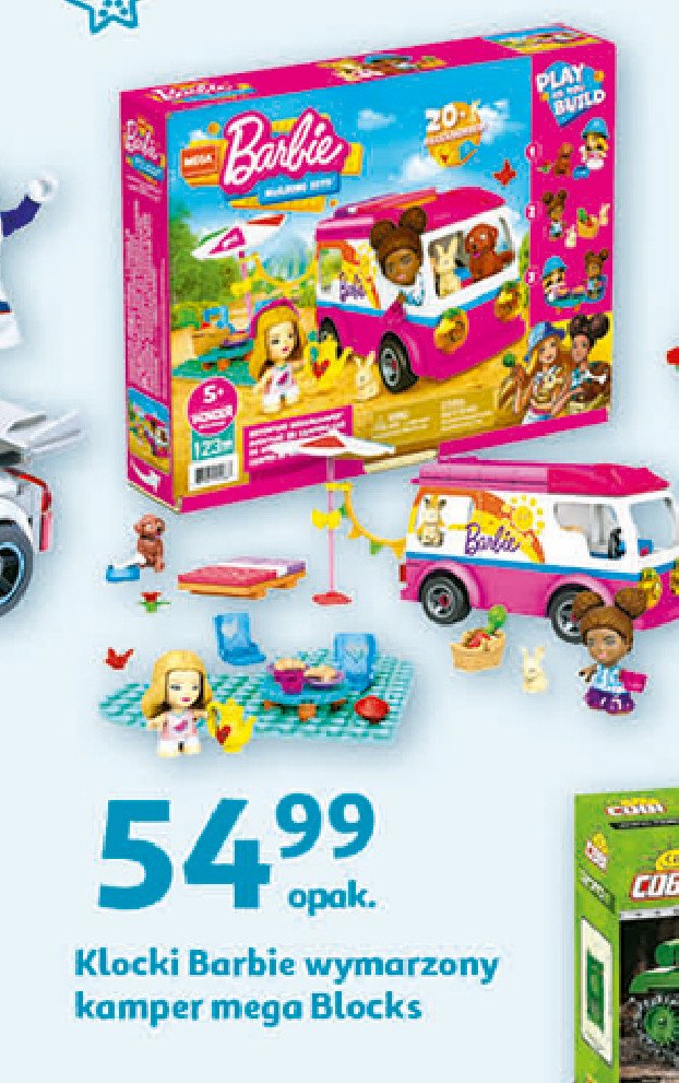 Klocki barbie wymarzony camper Mega bloks promocja