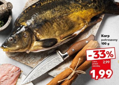 Karp patroszony 100 g promocja w Kaufland