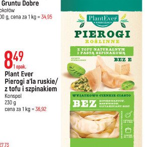 Pierogi ro艣linne z w臋dzonym tofu Plantever promocja