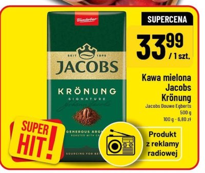 Kawa mielona Krönung 500 g promocja w POLOmarket