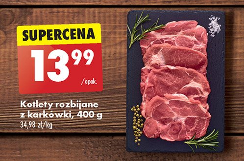 Kotlety karkowe promocja w Supeco