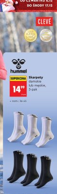 Skarpety damskie lub męskie 3-pak hummel promocja w Biedronka