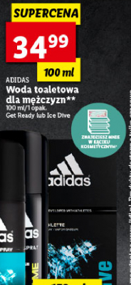 Woda toaletowa Adidas get ready! for him Adidas cosmetics promocja