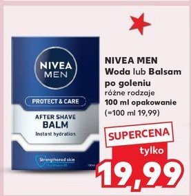 Woda po goleniu odświeżająca Nivea men protect & care promocja w Kaufland