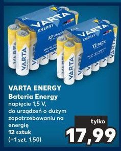 Baterie high energy aaa Varta promocja