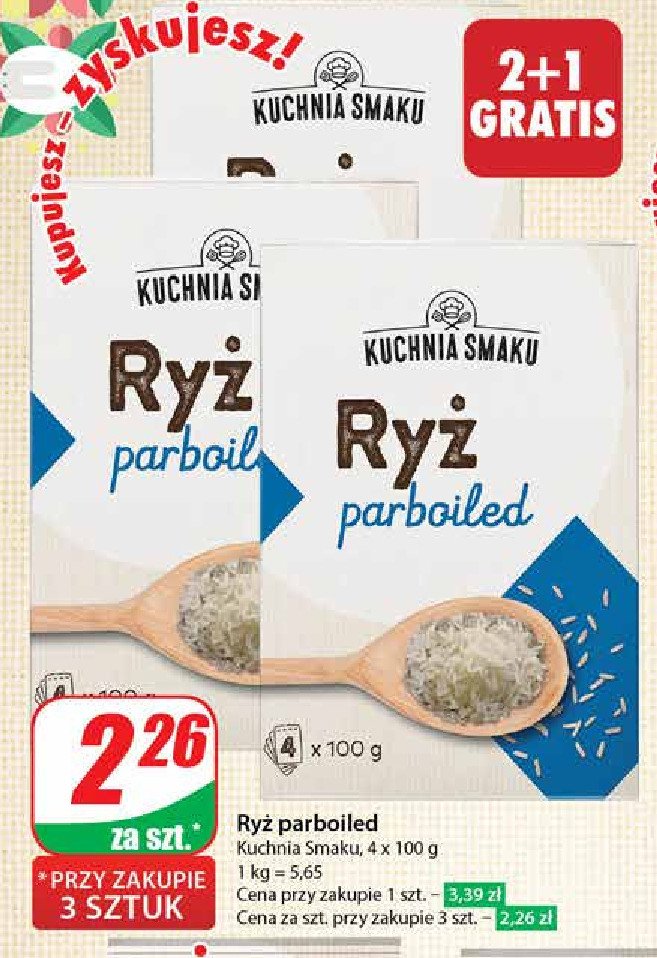 Ryż parboiled Kuchnia smaku promocja