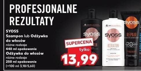 Odżywka do włosów Syoss intensive repair promocja