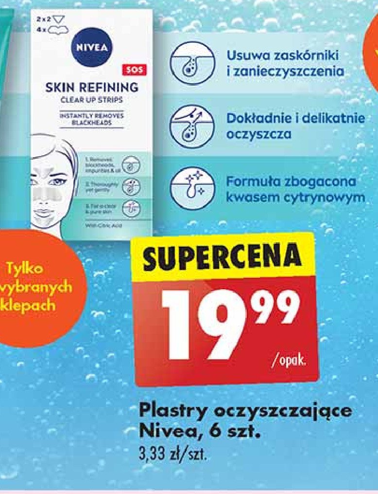 Plastry oczyszczające przeciw zaskórnikom Nivea promocja