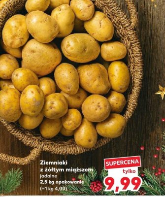 Ziemniaki z żółtym miąższem jadalne polskie 2,5 kg promocja w Kaufland