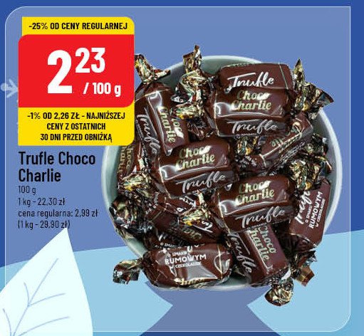 Trufle Choco charlie promocja