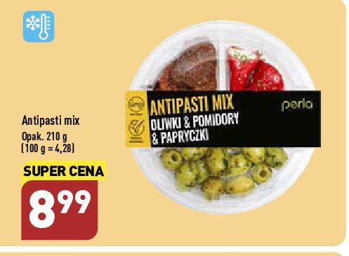 Antipasti mix oliwki & pomidory & papryczki Perla antipasti promocja