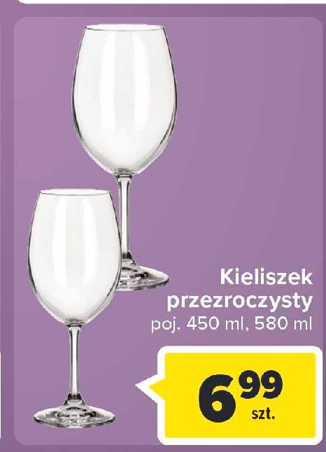 Kieliszek do wina 450 ml promocja