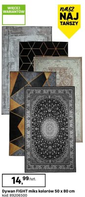 Dywan FIGHT miks kolorów 50 x 80 cm promocja w Leroy Merlin