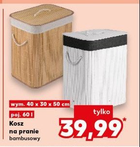 Kosz na pranie 60 l promocja w Kaufland