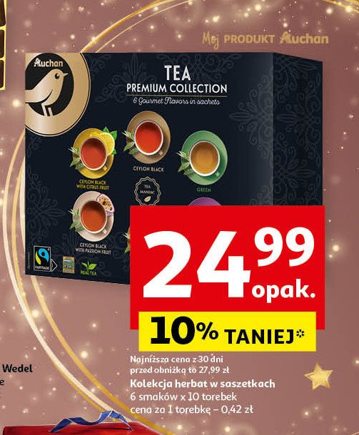 Kolekcja herbat Auchan promocja w Auchan