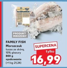 Morszczuk kapski filet ze skórą Family fish promocja