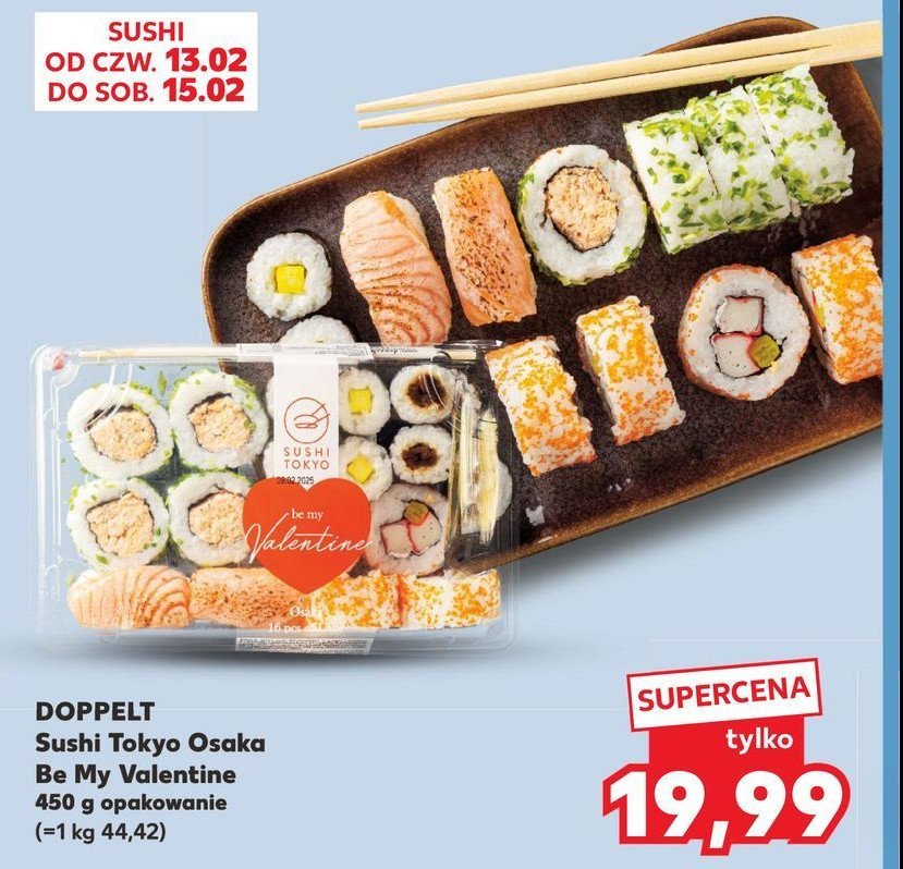 Sushi be my valentine Sushi tokyo promocja w Kaufland