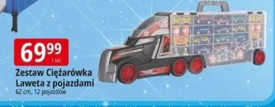 Zestaw Ciężarówka Laweta z pojazdami Adar promocja w Leclerc