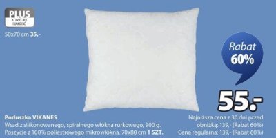 Poduszka VIKANES promocja w Jysk