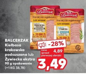 Kie艂basa 偶ywiecka ekstra Balcerzak promocja