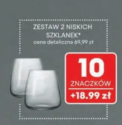 Szklanki niskie promocja w Intermarche