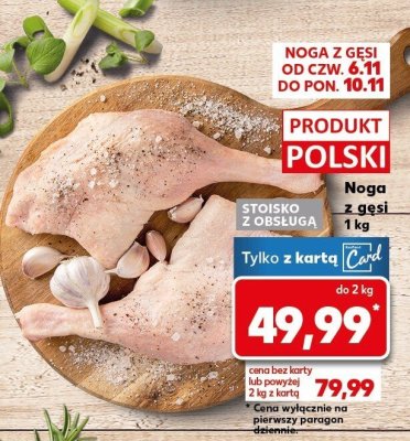 Noga z gęsi promocja w Kaufland