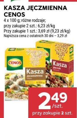 Kasza jęczmienna Cenos różne rodzaje promocja w Stokrotka