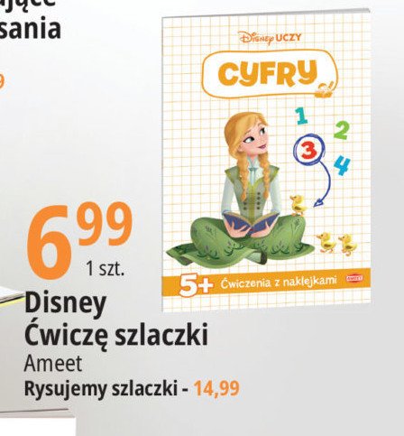Disney księżniczka. rysujemy szlaczki promocja