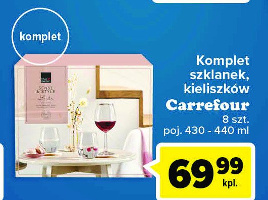 Kieliszki Carrefour promocja