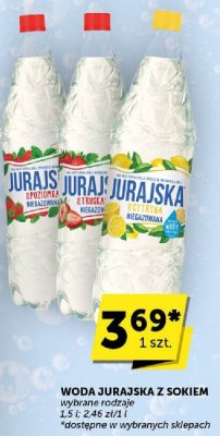 Woda JURAJSKA z sokiem promocja w Euro Sklep
