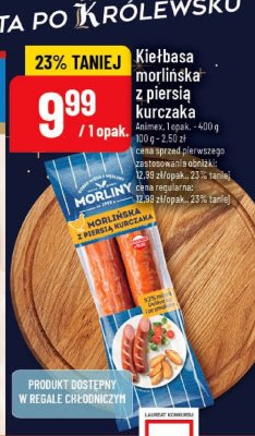 Kiełbasa morlińska - z piersią kurczaka promocja w POLOmarket