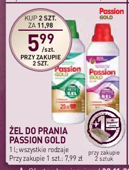 Żel do prania universal Passion gold promocja