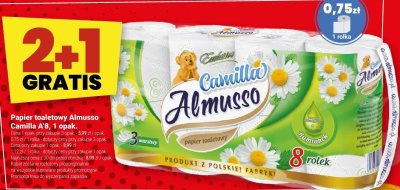 Papier toaletowy Almusso Camilla A 8 promocja w Twój Market