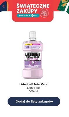 Płyn do płukania ust Total Care Extra Mild promocja w Rossmann