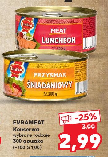 Luncheon meat Evrameat promocja