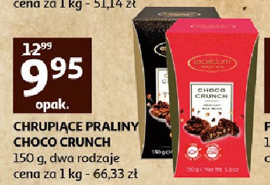 Praliny choco crunch z czekolad膮 mleczn膮 Excelcium promocja