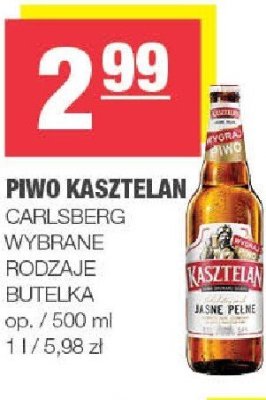 Piwo Kasztelan Carlsberg promocja w SPAR