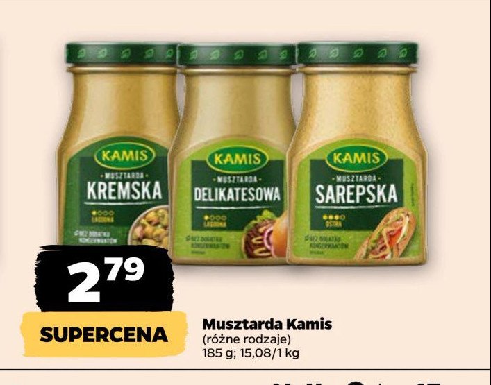 Musztarda kremska Kamis promocja