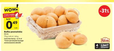 Bułka poznańska  promocja w Intermarche