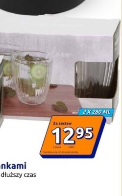 Szklanki z podwójnymi ściankami 2 x 260 ml promocja w Action