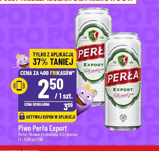 Piwo Perła export promocja w POLOmarket