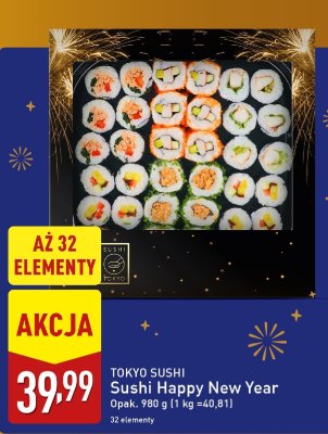 Sushi Happy New Year Tokyo Sushi promocja w Aldi
