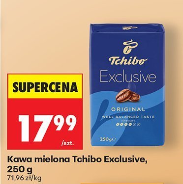 Kawa mielona Tchibo Exclusive promocja w Biedronka